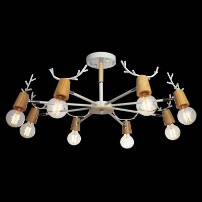 Люстра на штанге Loft it Sven 10024/8 White фото