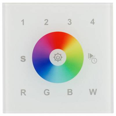 Панель-регулятора цвета RGBW сенсорная встраиваемая Arlight Sens SR-2300TR-DT8-G4-IN White (DALI, RGBW)
