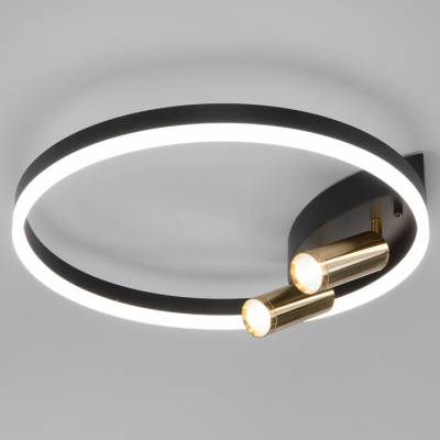 Накладной светильник Eurosvet Luminari 90247/3 черный/золото Smart фото