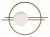 Бра Loft it Circle 10143 Gold фото