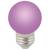 Лампа светодиодная Volpe Sky E27 1Вт K LED-G45-1W/PURPLE/E27/FR/С