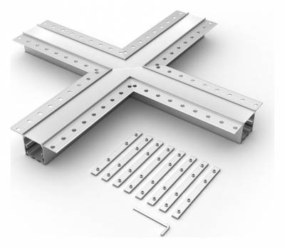 Соединитель угловой X-образный накладной Arlight S-LUX 030099 фото