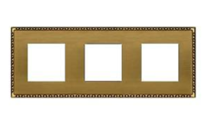 фото рамка 3-поста fede toledo цвет:		бронза светлая