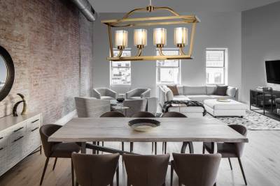 Подвесная люстра LUMINA DECO Atlanta LDP 1222-4 MD фото