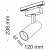 Светильник на штанге Maytoni Focus LED TR019-2-15W3K-B в EL DECO Светильник на штанге Maytoni Focus LED TR019-2-15W3K-B