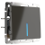 WL07-SW-1G-LED/Выключатель одноклавишный  с подсветкой (серо-коричневый) фото