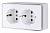 Розетка двойная с заземлением Werkel Gallant (белая) W5072101 фото