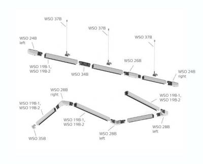 Соединитель гибкий для треков Italline WSO WSO 560 black фото
