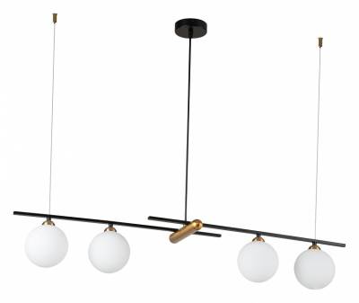 Подвесной светильник Indigo Opaco 11015/4P Black фото