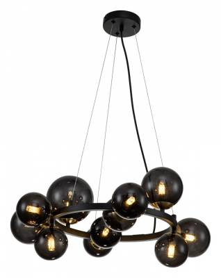 Подвесная люстра Indigo Molecola 11018/11P Black фото