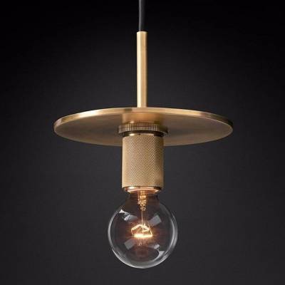 Подвесной светильник Imperiumloft Rh Utilitaire Disk Shade Pendant 40.2342 фото