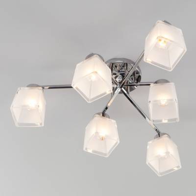 Потолочная люстра Eurosvet Delfi 30162/6 хром фото