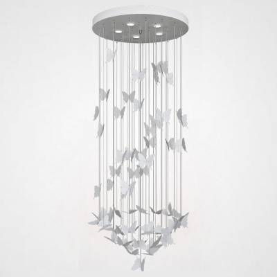 Подвесная люстра Imperiumloft Night Butterflies Chandelier 40.208 фото