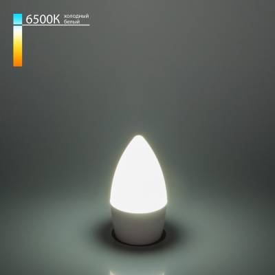 Лампа светодиодная Elektrostandard Свеча E27 6Вт 6500K BLE2738 фото