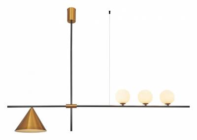 Светильник на штанге Indigo Breve 11031/4R Brass фото
