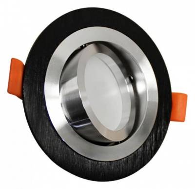 Встраиваемый светильник LUMINA DECO Duka LDC 8062-D90 BK+SL фото