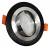 Встраиваемый светильник LUMINA DECO Duka LDC 8062-D90 BK+SL фото