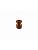 фото изолятор фарфоровый, цвет bruno (коричневый)