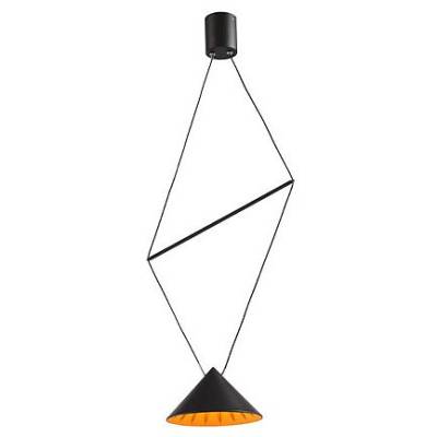 Подвесной светильник Italline IT03-1429 IT03-1430 black/orange фото