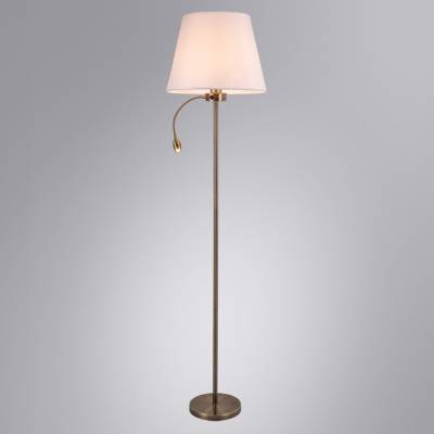 Торшер с подсветкой Arte Lamp Elba A2581PN-2AB фото