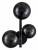 Бра Indigo Molecola 11018/3W Black фото