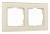Рамка на 2 поста Werkel Favorit молочный W0021141 фото