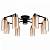 Потолочная люстра Arte Lamp Leo A7027PL-8BK фото