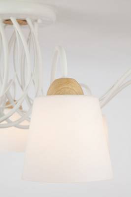 Потолочная люстра Eurosvet Betty 70062/8 белый фото