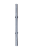 фото труба декоративная bironi для электропроводки d16, цвет: серебряный век