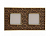 фото рамка 2-поста fede vintage tapestry цвет:		коричневый гобелен