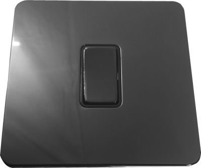 фото перекрёстный выключатель, цвет: черный никель, excellent