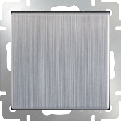 WL02-SW-1G / Выключатель одноклавишный (глянцевый никель) фото