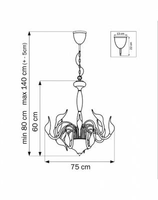 Подвесная люстра Lightstar Cigno Collo 751124 фото