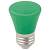 Лампа светодиодная Volpe D?cor Color E27 1Вт K LED-D45-1W/GREEN/E27/FR/С BELL