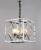 Подвесная люстра LUMINA DECO Quadrato LDP 1223-4 CHR фото