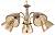 Подвесная люстра Escada Freesia 658/5PL Gold фото