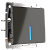 WL07-SW-1G-LED/Выключатель одноклавишный  с подсветкой (серо-коричневый) фото