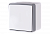 WL15-01-02/ Выключатель одноклавишный влагозащищенный Gallant (белый) фото