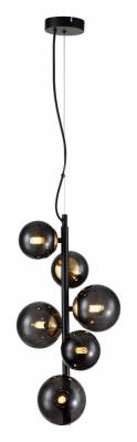 Подвесная люстра Indigo Molecola 11018/6P Black фото