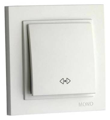 Выключатель перекрестный одноклавишный Mono Electric Despina 102-252525-112 фото