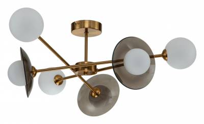 Люстра на штанге Indigo Jazz 11020/6C Brass фото