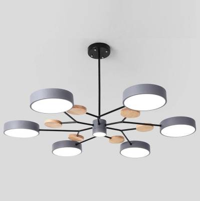 Люстра на штанге Imperiumloft Meade Lamps Grey MEADE-01 фото