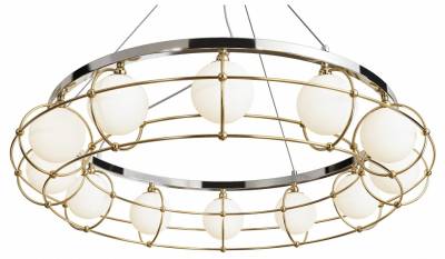 Подвесная люстра Maytoni Carcass MOD312PL-12GCH фото