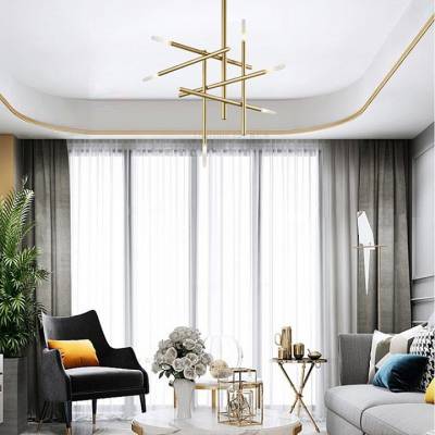 Люстра на штанге Imperiumloft Traverse Gold TRAVERSE01 фото