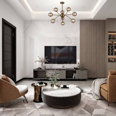 Люстра на штанге Escada Infinity 10164/9PL Copper фото