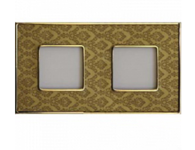 фото рамка 2-поста fede vintage tapestry цвет:		золотой гобелен