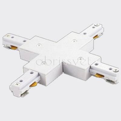 Соединитель X-образный для треков Italline WSO WSO 75 white фото