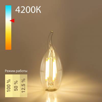 Лампа светодиодная Elektrostandard Dimmable F E14 5Вт 4200K BLE1424 фото
