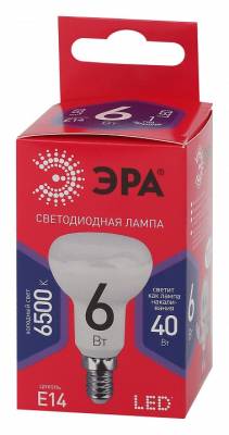 Лампа светодиодная Эра ЭКО E14 6Вт 6500K Б0045335 фото