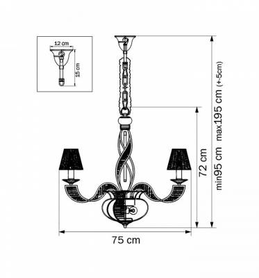 Подвесная люстра Osgona Alveare 702104 фото